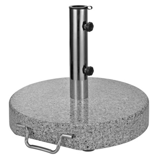 Schirmständer aus Granit - ca. 40kg Maße: ca. 50 x 7,7cm,rund