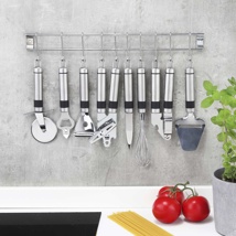 9 Pcs Kitchen Tool Set incl. railing for hanging