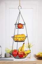 hanger basket with 3 baskets size approx. 28 x 21 x 14cm