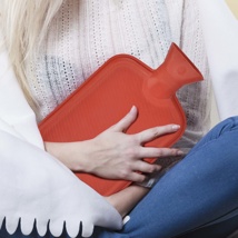 Hot water bottle color: red