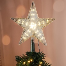 star with waterfall effect with 40 warm white LED 21 cm 