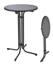 Steel High Bistro Table Color: anthracite