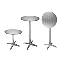Aluminium Bistro Table with hinged table top