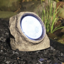 Solar Rock Light size: 14,5 x 12 x 11cm