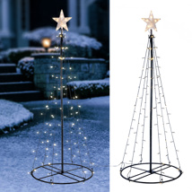 Outdoor 70 LED Lighting Tree with Star