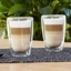 Latte Macchiato-Glas 400ml, 2er-Set  doppelwandig, ca. 9 x 14cm