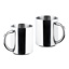 2 Pcs Stainl/Steel Double-Wall Mug Set 230ml, double-walled and isolated