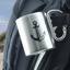 300ml Stainless Steel mug with carabiner handle 