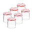 6 Pcs Preserve Jar Set Capacity: 210 ml