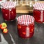 6 pcs preserve jar set capacity: 425 ml
