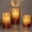 LED candle with timer 4/8h