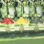Meisenknödelhalter aus Keramik, farbig sortiert Maße: ca. 14 x 14 x 30cm