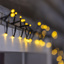 1000 LED Lichter auf Kunststoffrad für den Aussengebrauch, warmweiß