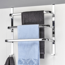 Towel Rail for Doors with 2 door hooks, size ca. 4 and 2 cm