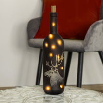 LED glass bottle