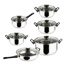 12 Pcs Cookware Set with glass lids